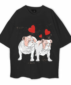 English Bull Dog Oversized T-Shirt