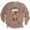 Espresso Long Sleeve Comfort Colors Out Here Looking Like A Snack Pumpkin Tee