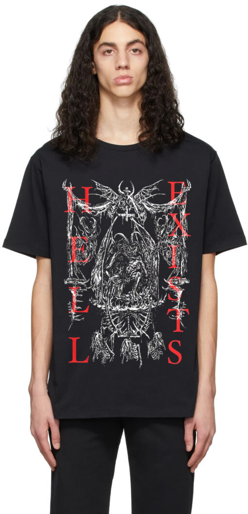 Exists Hell Oversized Drop T-Shirt