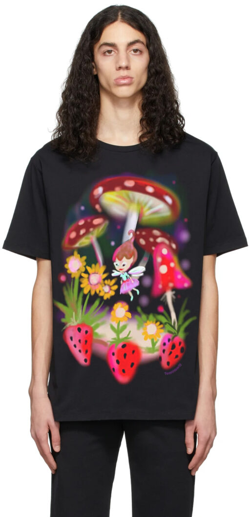 Fairy Mushroom Oversized Drop T-Shirt