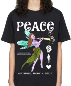 Fairy Peace Oversized Drop T-Shirt