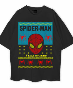 Feliz Navidad Spider-Man Oversized T-Shirt