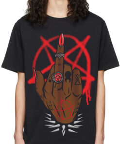 Finger Oversized Drop T-Shirt