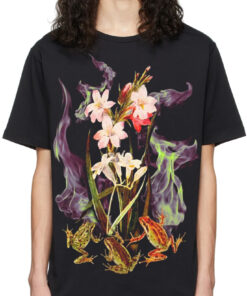 Flower Flame Oversized Drop T-Shirt