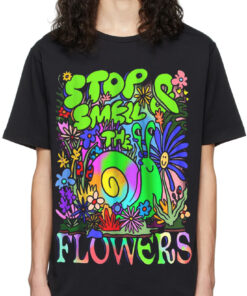 Flowers Oversized Drop T-Shirt