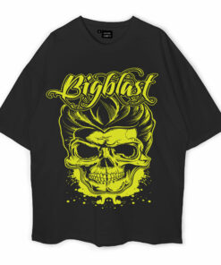 Funky Skull Oversized T-Shirt