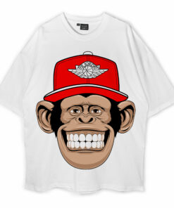 Funny Monkey Oversized T-Shirt