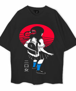 Futakuchi Onna Oversized T-Shirt