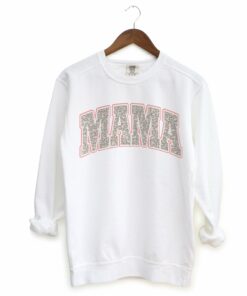 Gildan, Bella Canvas. or Comfort Colors Leopard Mama Sweatshirt