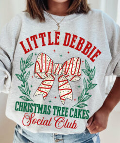 Gildan, Bella, or Comfort Colors Christmas Tree Cake Social Club Sweasthirt Funny Christmas Sweatshirt