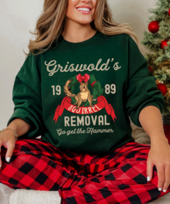 Gildan or Bella Canvas Griswolds Squirrel Removal Service Sweatshirt Funny Christmas Sweatshirt 1