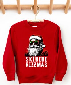 Gildan or Bella Canvas Skibidi Rizzmas Sweatshirt Funny Christmas Sweatshirt