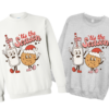 Gildan or Bella Milk and Cookies Sweatshirt Tis The Season Christmas Sweatshirt