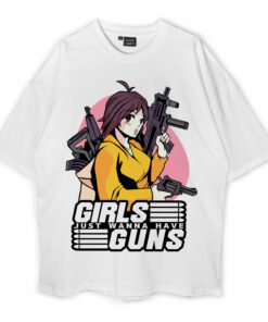 Girls With Guns Oversized T-Shirt