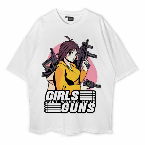 Girls With Guns Oversized T-Shirt