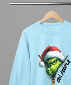 Grinch Ew, People Xmas T-ShirtSweatshirt Unisex – Funny Holiday Shirt