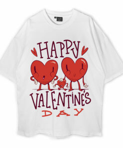 Happy Valentine’s Day Oversized T-Shirt