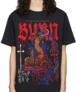 Hell Burn Oversized Drop T-Shirt