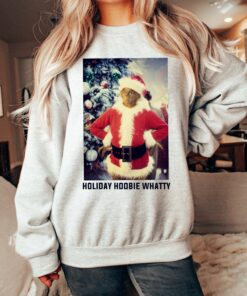 Holiday Hoobie Whatty Funny Christmas – Sweatshirt – Adult and Youth Sizes – Bella, Gildan, or Comfort Colors