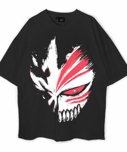 Hollow Mask Oversized T-Shirt