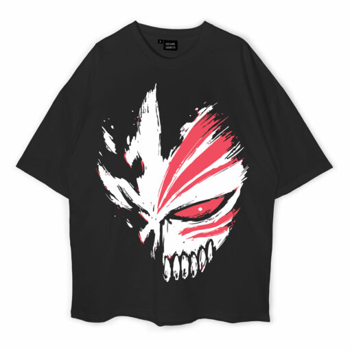 Hollow Mask Oversized T-Shirt