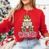 Holly Jolly Nutcracker Gildan or Bella Christmas Sweatshirt Direct To Film Transfered Faux Glitter Sweatshirt Youth and Adult Sizes