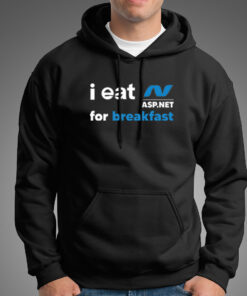 I Eat Asp.net For Breakfast Funny Programmer Hoodies For Men