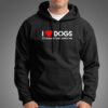 I Love Dogs, It’s Humans That Annoy Me Hoodies For Men