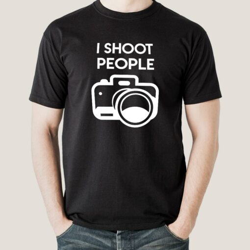 I Shoot People Funny Men’s T-shirt