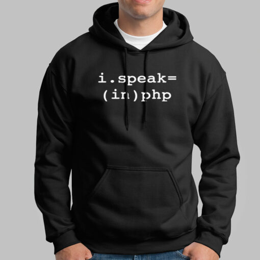 I Speak In Php Hoodies For Men