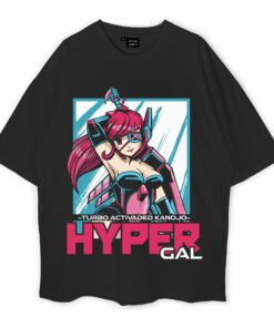 Ibruster Hyper Anime Oversized T-Shirt