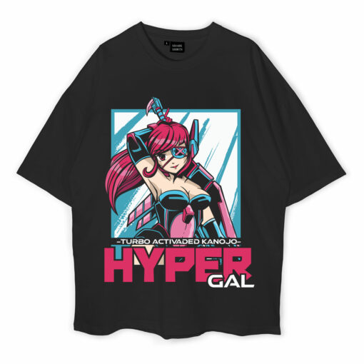 Ibruster Hyper Anime Oversized T-Shirt