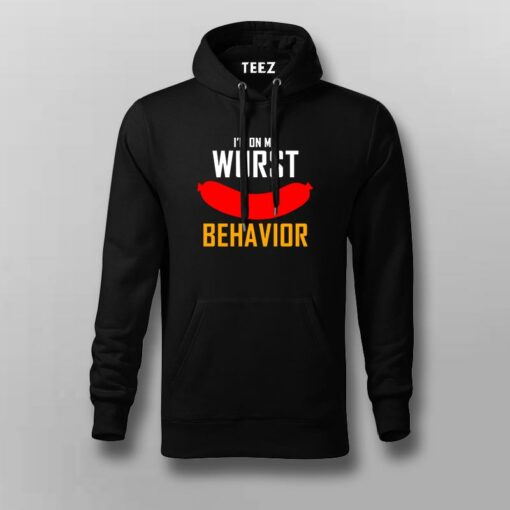 I’m On My Wurst Behavior  T- Shirt For Men