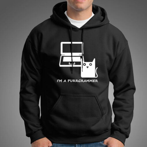 I’m a Purrgrammer Hoodies For Men