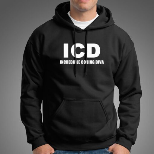 Incredible Coding Diva ICD Funny Hoodies For Men