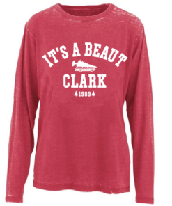 It’s A Beaut Clark 1989 – Christmas – Griswold – Chicka- Dee Brand Acid Wash Long Sleeve Tee