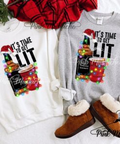 It’s Time To Get Lit Tennessee Whiskey Sweatshirt Super Cute Unisex Sized Sweatshirt Adult Options