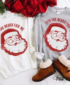 It’s the Beard For Me Santa Christmas Unisex Sized Sweatshirt – Youth and Adult Size – Christmas Sweatshirt