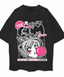 Japanese Vaporwave Bubble Oversized T-Shirt