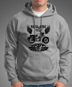 Jawa Yezdi Roadking Legendary Indian Motorcycle Hoodies For Men