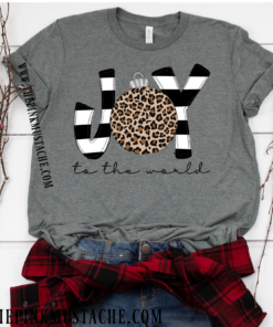 Joy To The World Christmas Softstyle Tee  Youth And Adult Christmas T-Shirt