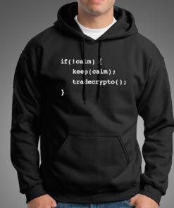 Keep Calm And Trade Crypto Coins Programming Coding Hoodies For Men