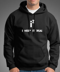 Keep It Real – Maths Imaginary Numbers Joke Hoodies For Men