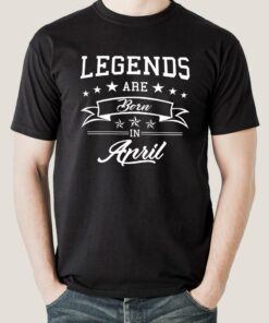 Legends are born in April Men’s T-shirt