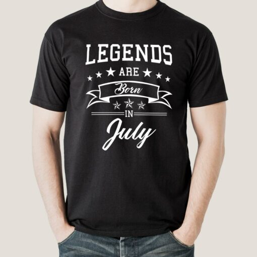 Legends are born in July Men’s T-shirt