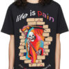 Life Pain Oversized Drop T-Shirt