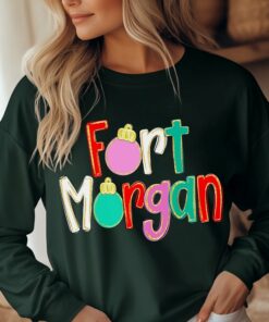 Long Sleeve Fort Morgan Shirt Unisex Size Youth and Adult Sizes