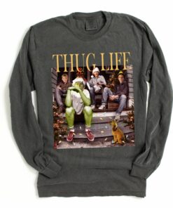 Long Sleeved Comfort Colors Thug Life Christmas Popular Characters TeeChristmas Movie Shirt