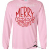 Long Sleeved Pink Merry Christmas Tees  Cute Mommy and Me – Family Christmas Tees