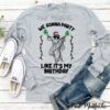 Long Sleeved Unisex Party Like It’s My Birthday Jesus Tee  Christmas Shirt Christmas Gift